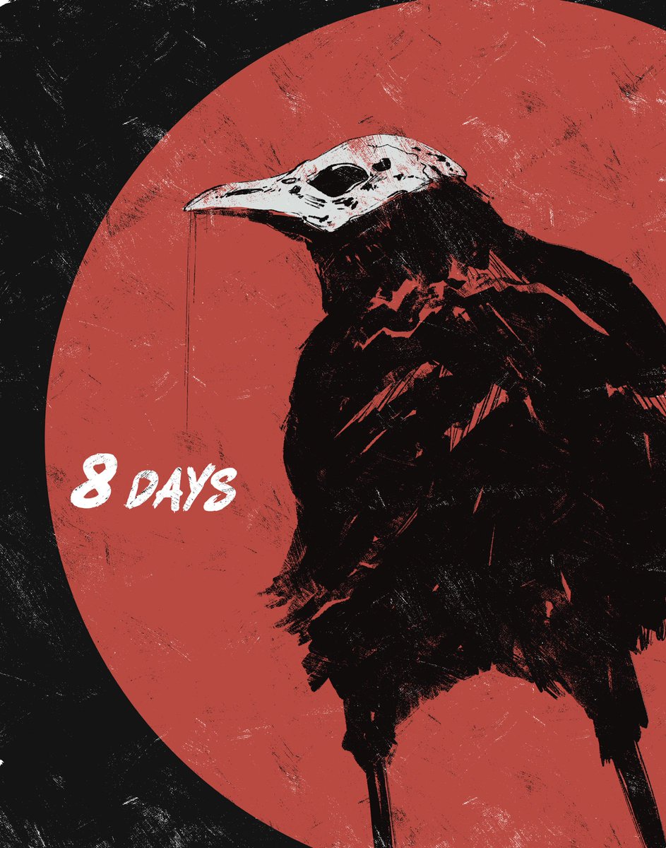 pixelgremlin's tweet image. 8 days (or less) left! It’s fully funded and there’s still time to back my blood moon crow comic and art collection! Here’s a new one I sketched up this morning just for fun 😎 #comics kickstarter.com/projects/pixel…
