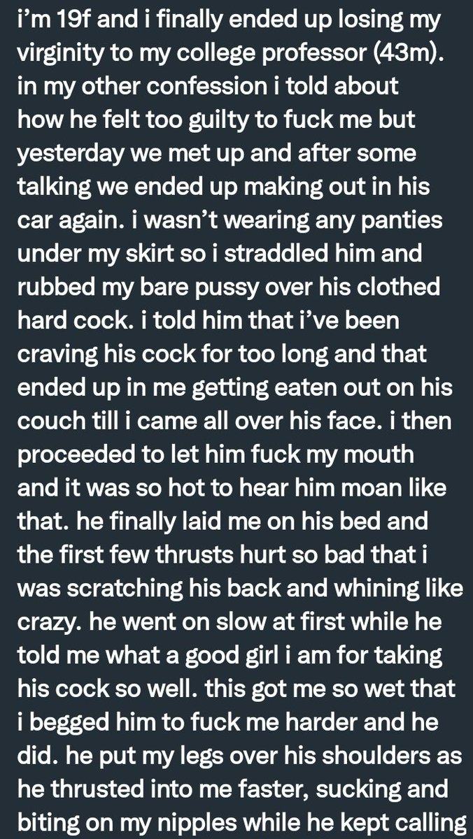 Pervconfession On Twitter She Got Fucked By Her Professor