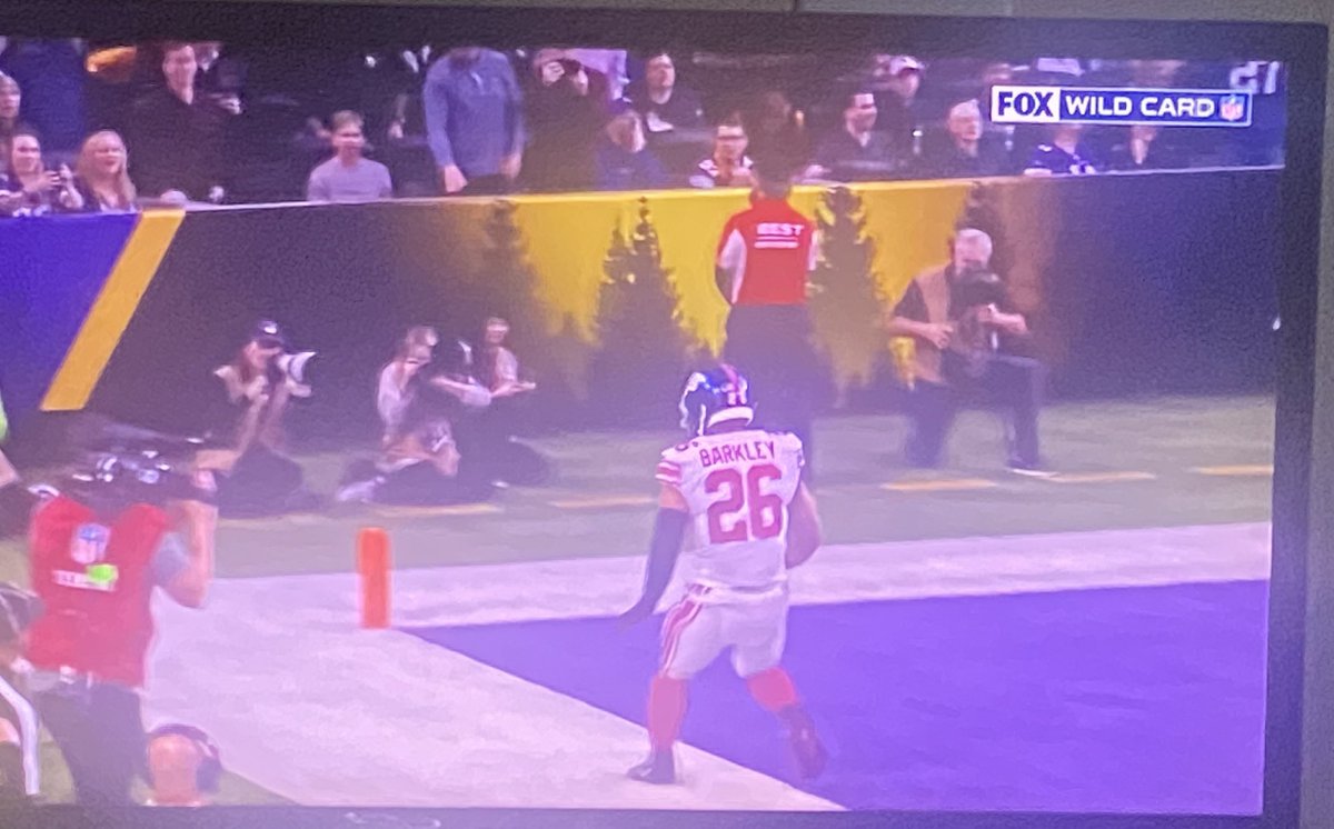#Giants #NY #NFLPlayoffs <a href="/saquon/">Saquon Barkley</a> 💯💯💯🧢
