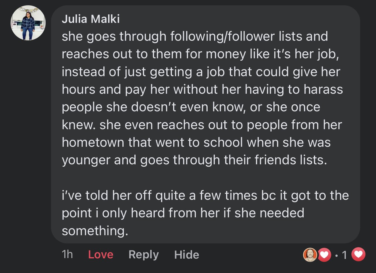 3 pic. Please read this.. stop giving to @kirstenfrasier_ #DoNotDonate - I’m all about helping others but when someone continuously does this and gets mad at others when they can’t help.. it’s so wrong. https://t.co/8m3tR0ur3K