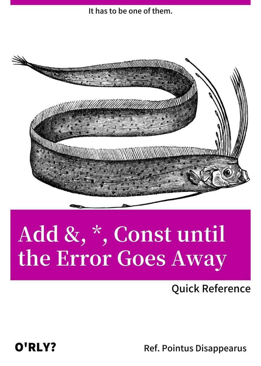 eiximenis's tweet image. Eso define exactamente como aprendí C (y C++) xD