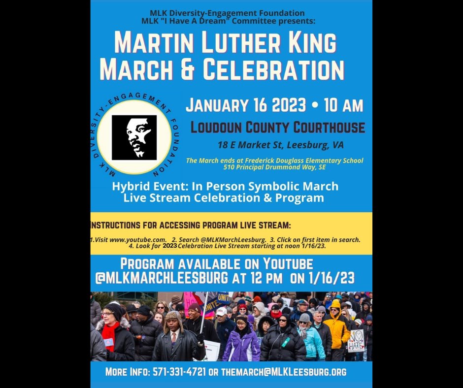 PsiRhoOmega's tweet photo. Join us tomorrow as we march celebrating the MLK Diversity and Engagement Foundation and other Loudoun County organizations. Bring your donations of can goods, dry goods, hats, and gloves, for Mobile Hope.
#AKA1908 #AKAMAR #MARConnects #AKAPRO #PsiRhoOmega #AKAWeAreOne https://t.co/zJN5HyuyQO