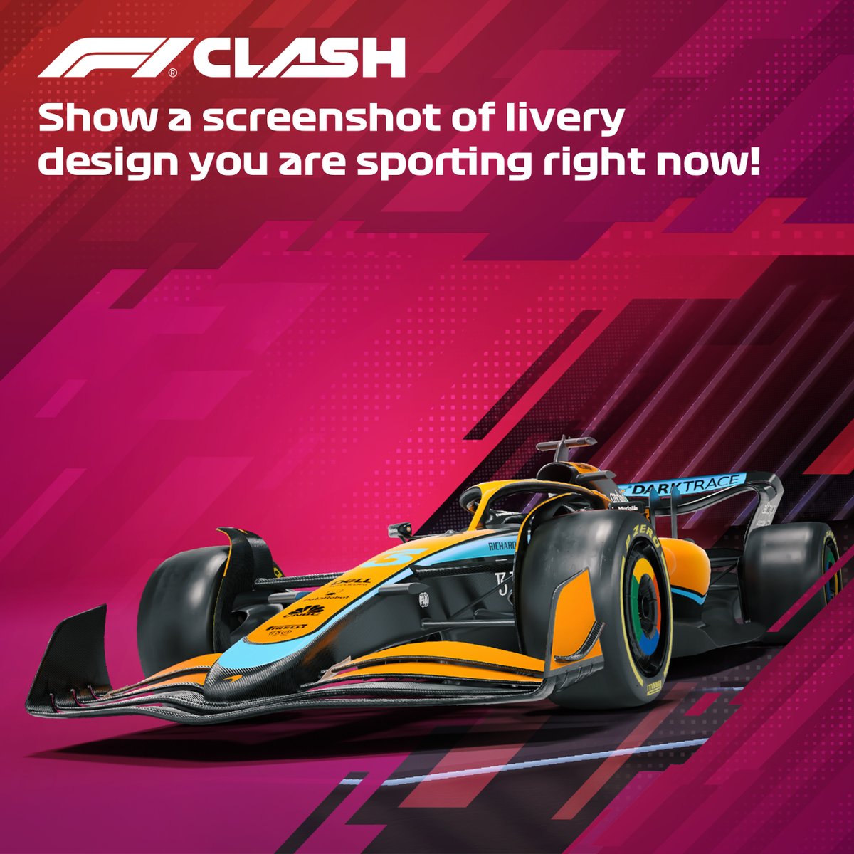 F1ClashGame's tweet image. Just how creative do you get with your liveries? 🎨 

Play Now! bit.ly/f1clash_playnow
