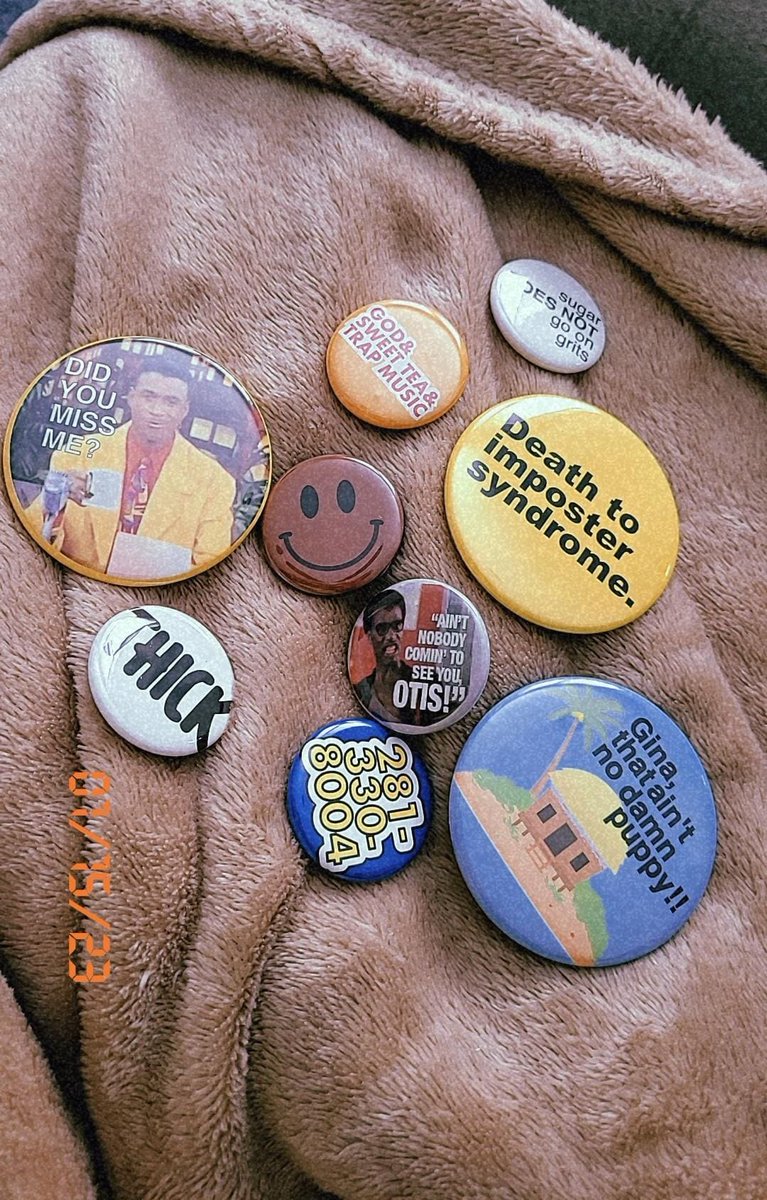 I love these pins so much! 😂🥰 #supportblackowned

[Purchased from Inclusive Randomness]