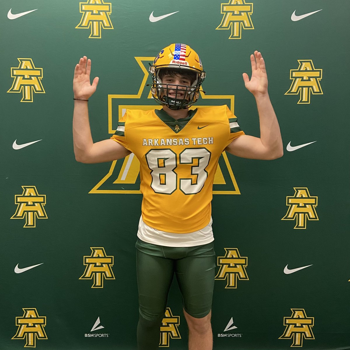 LoganTymeson's tweet photo. To GOD be the glory!
100% committed!!!

@ATUFOOTBALL @Coach_Shipp @CoachNSheehan 
@BvilleFB @CoachJGrant @DJCrane1 @jamesedmondpaul @KohlsKicking https://t.co/BeqoLsA2DH