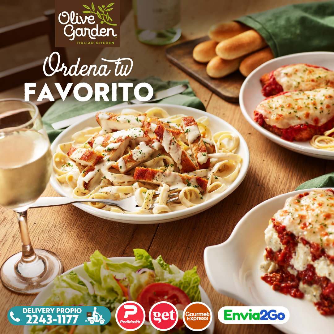 OliveGardenSV's tweet photo. Te llevamos tu pasta favorita hasta la puerta de tu casa, solicítala en nuestro domicilio propio o en nuestras diferentes plataformas de envío. 🌿🛵 https://t.co/OuzvVMAnaA