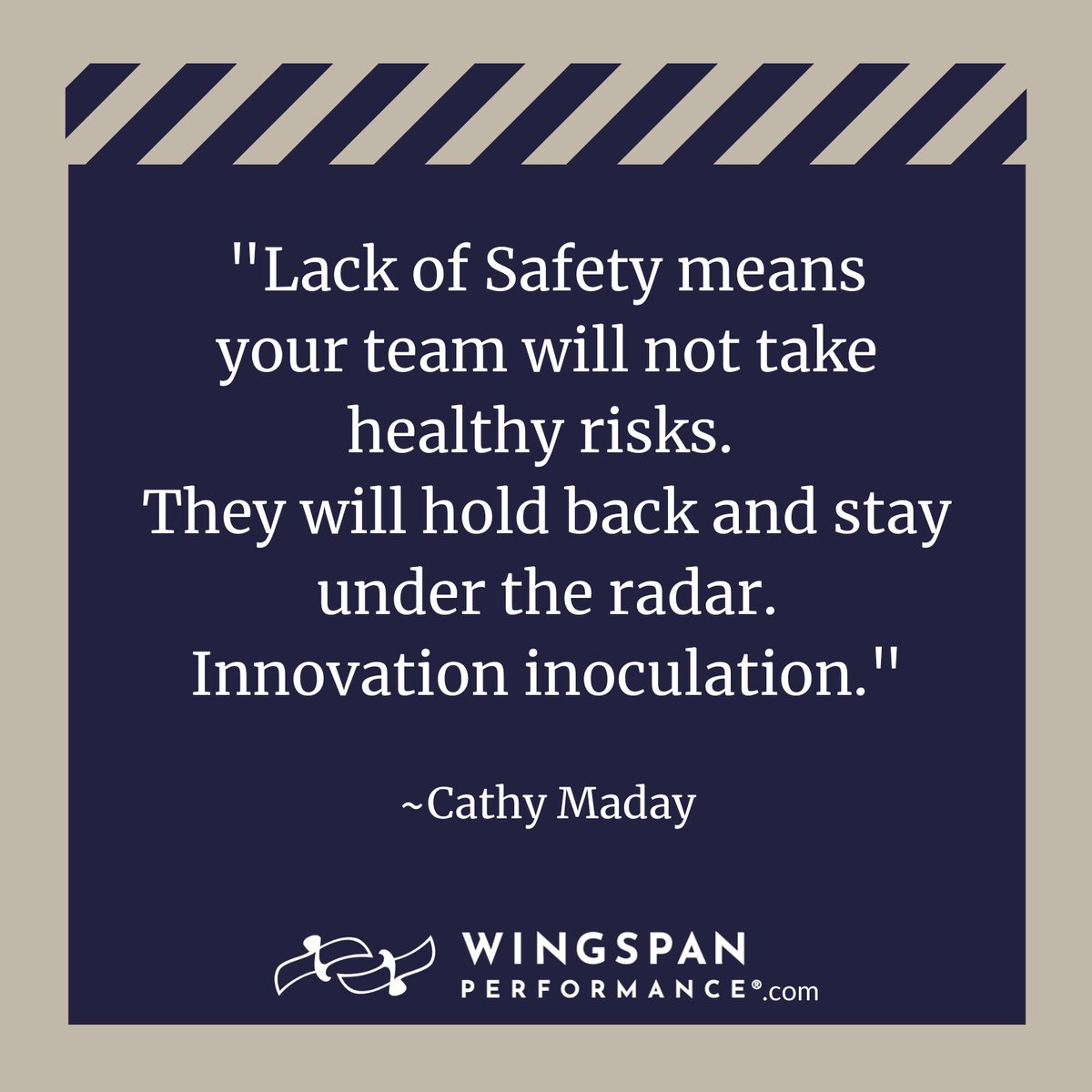 WingspanCoach's tweet photo. As a #leader, your primary responsibility is to get the best #performance from the people around you. That includes their best thinking, courageous ownership and initiative, open collaboration with others—and to provoke #innovation. More: https://t.co/mxVeShrgwG https://t.co/Ihy3ghImJp