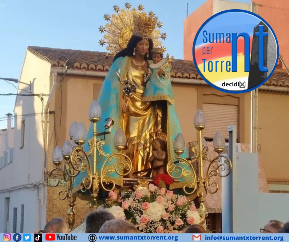 SumantxTorrent's tweet photo. 🙏El secretari general de Sumant Per Torrent - @decidix , Roberto Gómez, acompanyant en romeria a la Verge dels Desamparats.

😍❤️Vixca la mare de deu !

#SumantPerTorrent #torrent #torrente #marededeu #VIXCA #vixcalamarededeu #romeria #pasacalle #AjuntamentdeTorrent https://t.co/UXYVmVy1RO