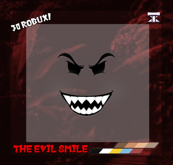 evil smile - Roblox