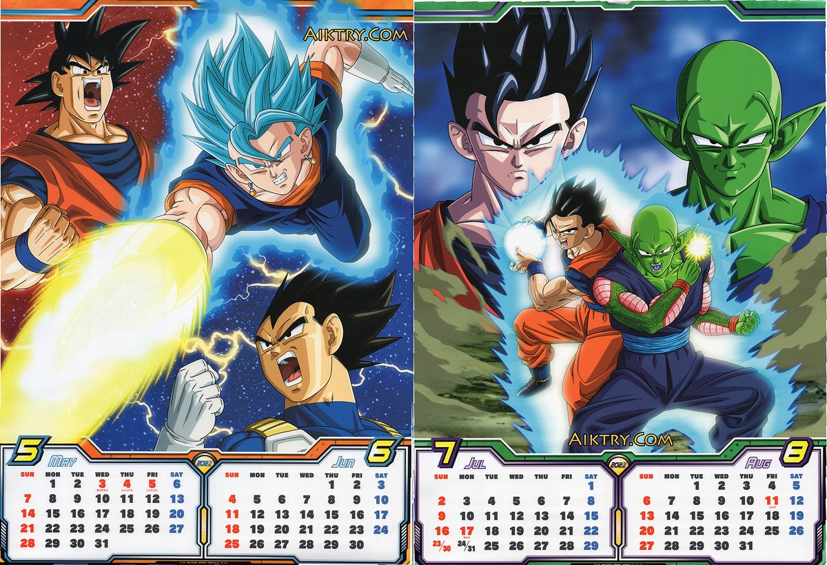 Dragon Ball Super Calendar 2023