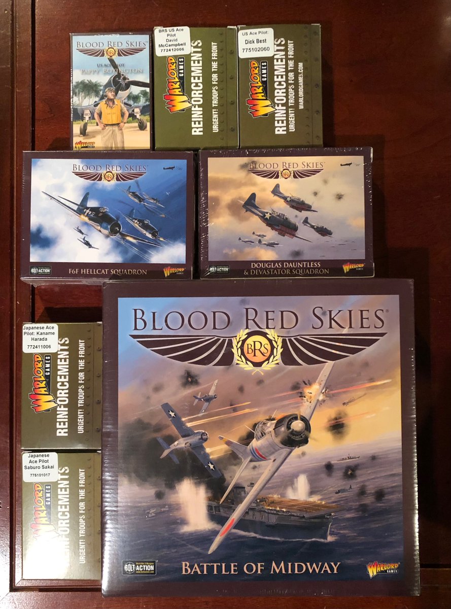 RobertCousland's tweet image. I have aircraft to paint and prep for battle. Better still, some Ace aviators to pilot them.

 #BloodRedSkies #Midway #WarlordGames #USN #IJN