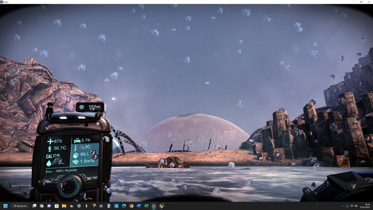 ArmelleAb's tweet photo. #TheSolusProject Quand il fait très chaud, un bon moyen de se rafraîchir c'est de nager un peu ! 🤣🤣🤣 https://t.co/75s8VGKEeU