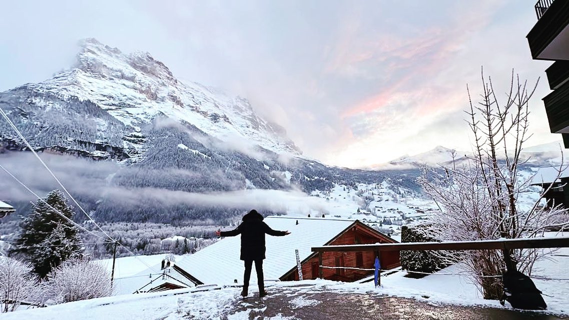 On Earth there is no heaven, but there are pieces of it 🇨🇭 #SwissTravel #Grindelwald