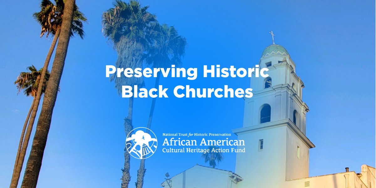 "Preserving historic Black churches ensures their legacy to uplift communities and advance meaningful change in our society continues.”   

Congratulations to the inaugural Preserving Black Churches grantees: SavingPlaces.org/BlackChurches  
#TellTheFullStory <a href="/SavingPlaces/">Saving Places</a>