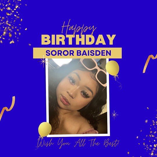 Birthday shoutout to our Soror Evans and Soror Baisden!! We hope you both had an amazing day!💙💛