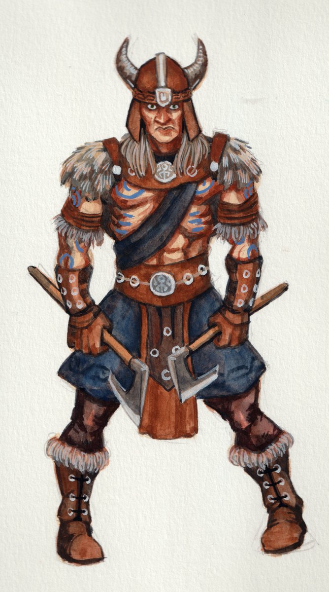 sages_draws's tweet photo. Finished the painting of my ESO dragon knight from yesterday #gouache #esofam #esofamrepresent https://t.co/VYgnPDoqNT