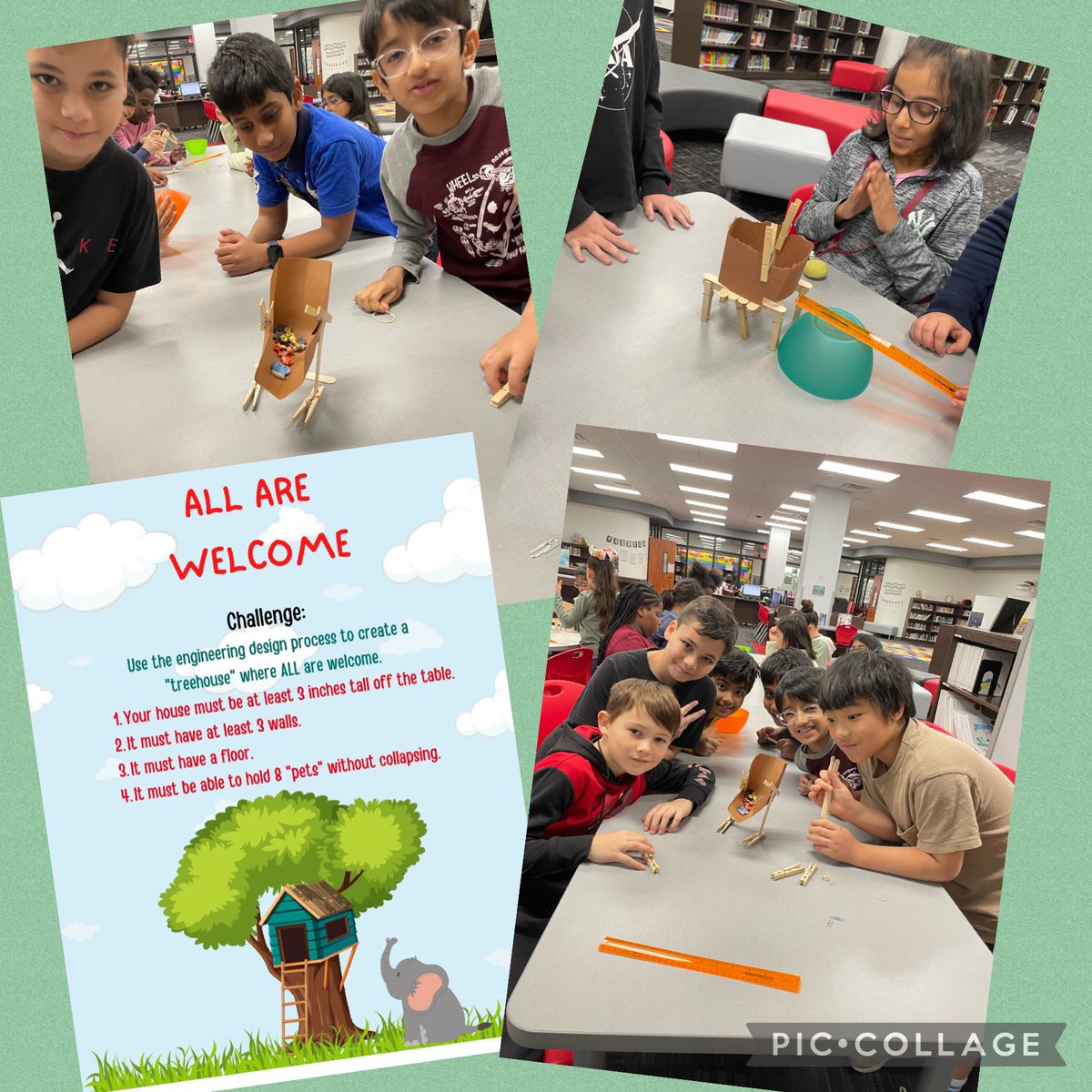 Strictly No Elephants by Lisa Mantchev is the perfect story for inclusion. All are welcome in our STEAM challenge this week.