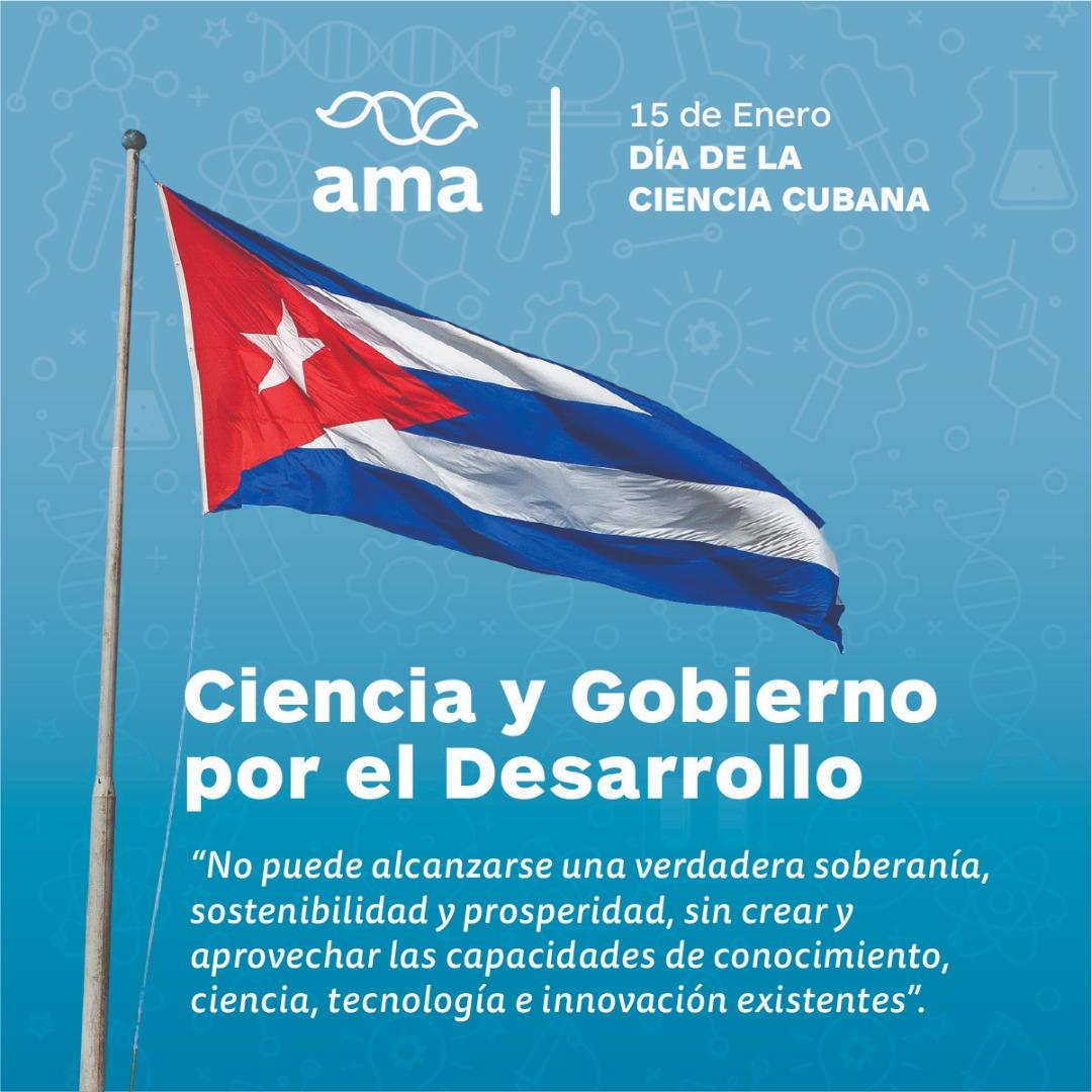La <a href="/AMA_CUBA/">AMACuba</a> Felicita a todos los que hacemos y defendemos la Ciencia con mucho amor y entrega desde el corazón. 
<a href="/citmacuba/">Ministerio de Ciencia, Tecnología y Medio Ambiente</a> 
<a href="/MaritzaPtaAMA/">Maritza Garcia Garcia</a> 
<a href="/elsalidiaamacu3/">elsalidia@ama.cu</a> 
<a href="/guzman_menendez/">José Manuel Guzmán Menéndez</a> 
#CienciaCubana 
#CubaPorLaVida