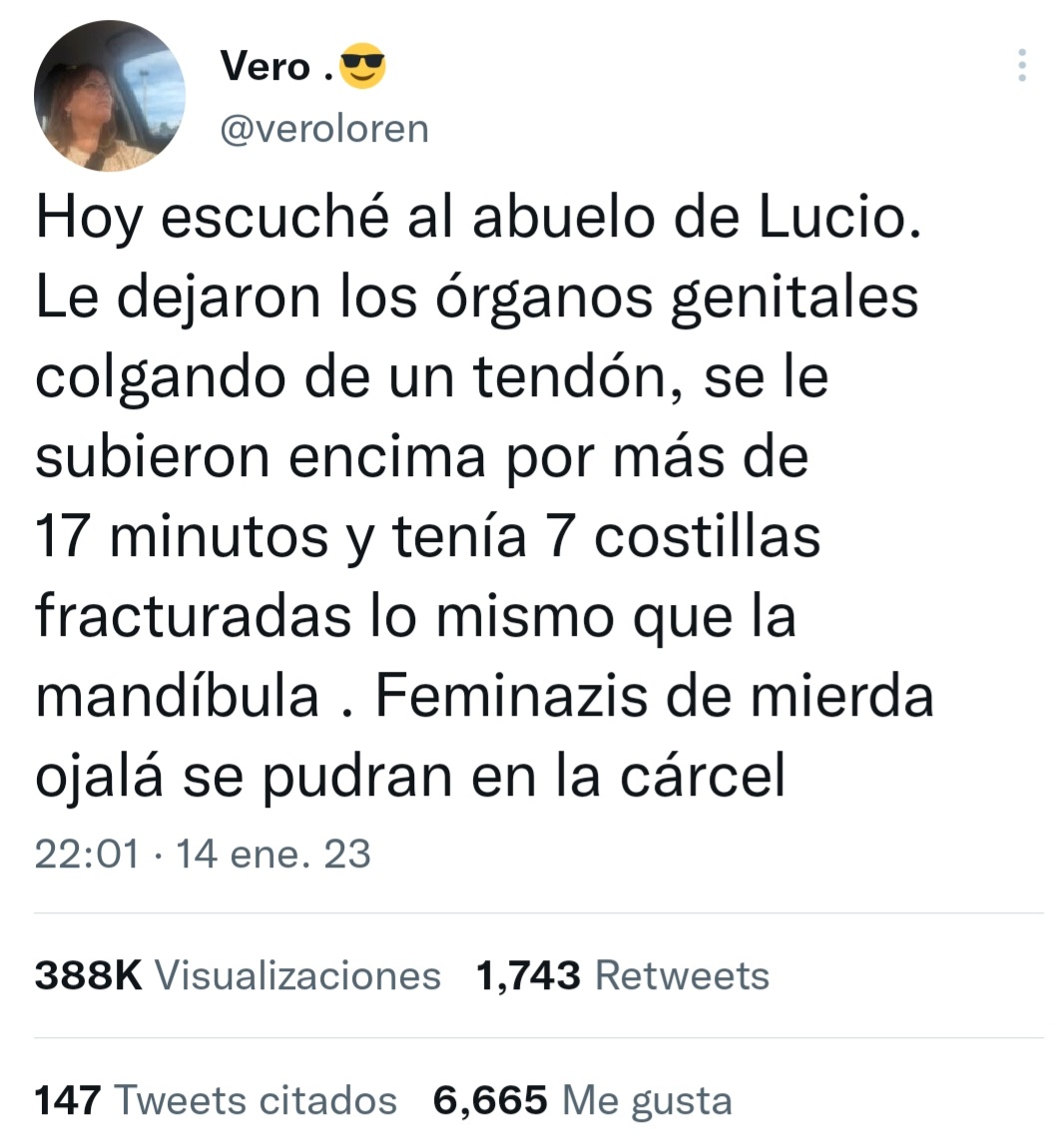 alellada2011's tweet photo. Hola @mabiuso 👋🏻 #DomingoEnTN
Por qué no se habla más de Lucio Dupuy? Pasó el juicio a su madre y la pareja, no se dijo nada en TV, y ahora resta esperar la sentencia el 02/02...
Para el feminismo sólo importan las mujeres? Los niños no? 🤔
https://t.co/GlaYj1kZPm https://t.co/lZQrds7Stf