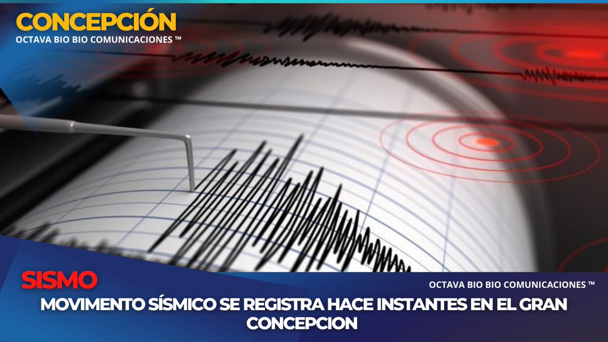 OctavaBioBio's tweet photo. 🔴AHORA | Sismo se percibe hace instantes en el Gran Concepción. #OCTAVABIOBIO https://t.co/UyqN4VUAja