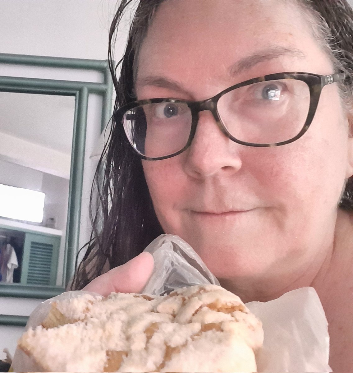 vcinbc's tweet photo. TFW you remember you bought a pastry at that tiny Salvadoran panadería today. #vcinpv #PuertoVallarta https://t.co/ShQJSMjYfb