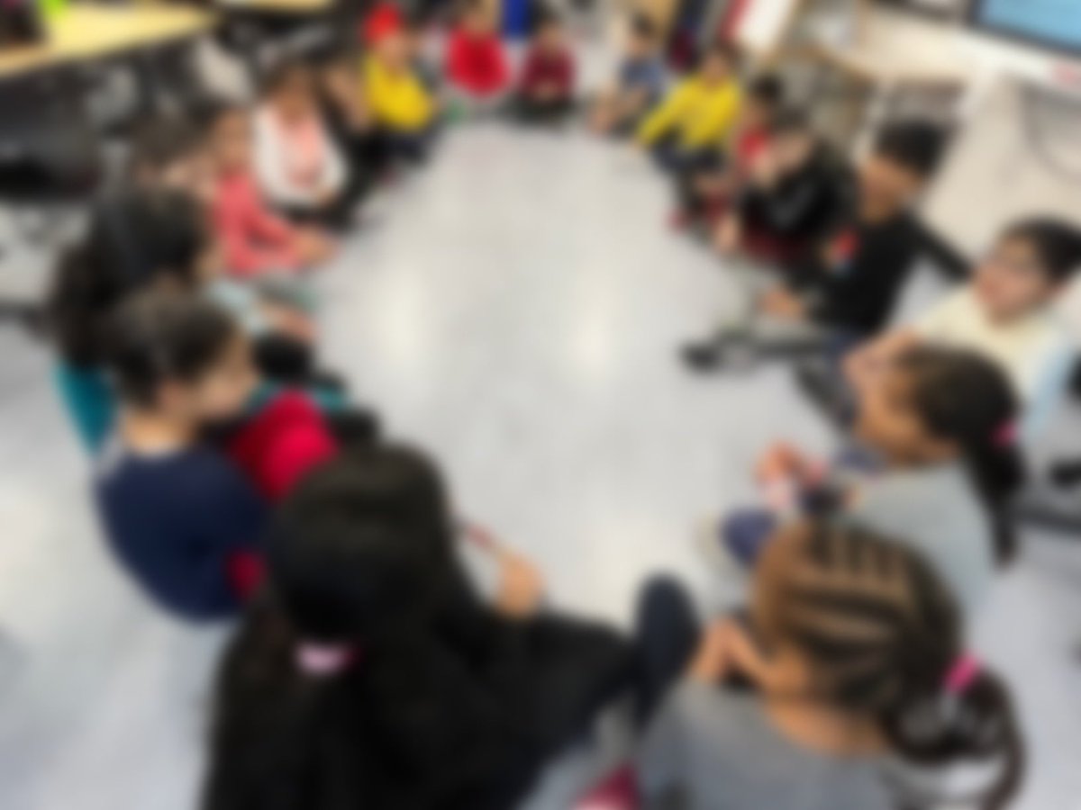 Welcome back! We started our week with a sharing circle. We are so excited about all the learning we are going to do in 2023! 🥳 <a href="/HABschoolCBE/">HughABennettCBE</a>