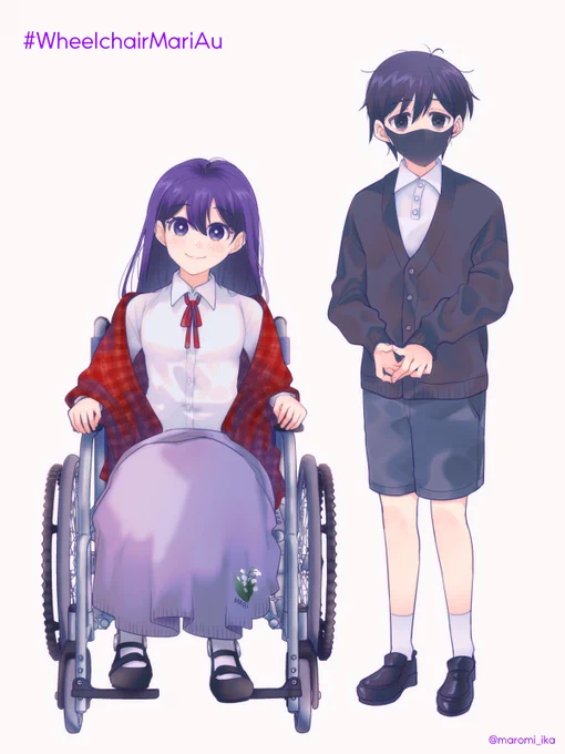 Name it #WheelchairMariAuMari, who is in a wheelchair, has no memory at the time of the accident as to why she fell down the stairsSunny has been unable to speak since shortly after the accidentTheir secret is still unresolved#OmoriAu #OmoriFanArt 