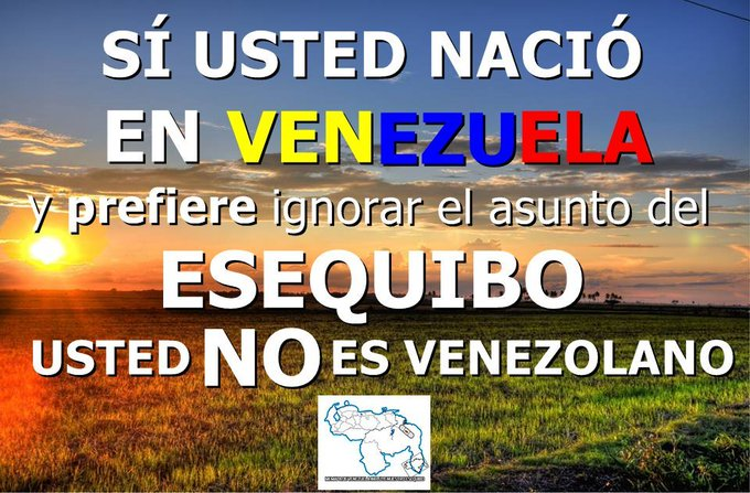 AntroCanal's tweet photo. No es un tema de Partidos ni de ideología alguna, si ignoras el Esequibo, ignoras 1/7 de la Nación #EsequiboEsVenezuela #15Ene #MiMapa https://t.co/4e0ikzKB5Q