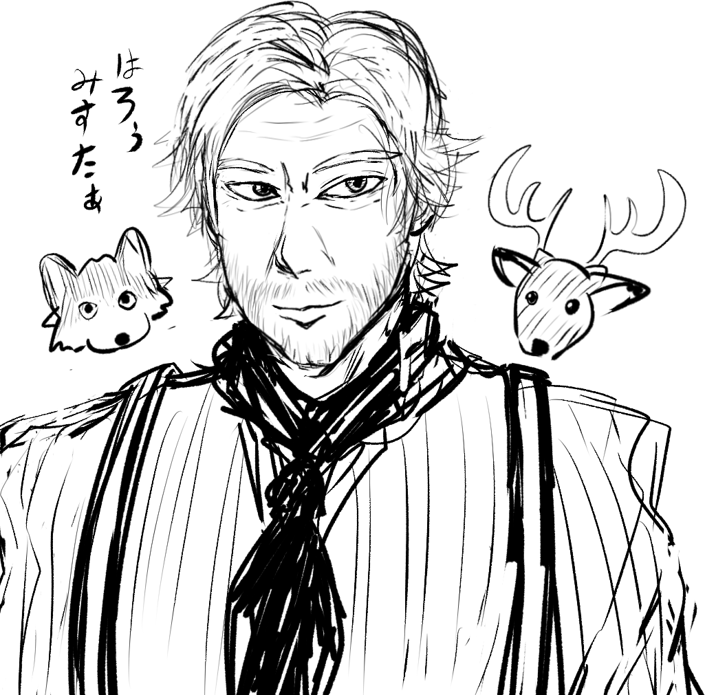 RDR2 アーサーおじさんのつもり 似ね～～～～学生の頃ちゃんと人間描く練習しときゃよかったって本当後悔してる 