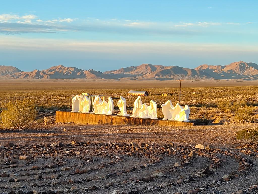 cyborgaerial's tweet photo. @weatherchannel Shot at Rhyolite Ghost Town, Nevada #SundaySunrise https://t.co/O4DTFcrKlC