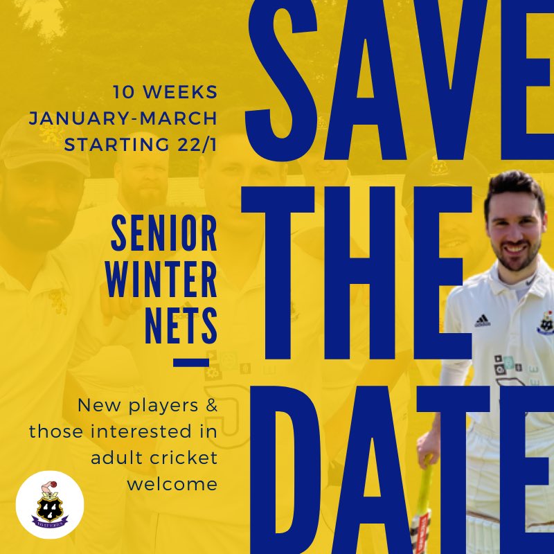 ❄️WINTER NETS | Preseason training for our senior teams starts next weekend for 10 weeks at Aston University. We have 4 senior teams across the Warwickshire League &amp; one Sunday XI.

For more information please contact callumbird_@outlook.com

#KHCC #uptheheath