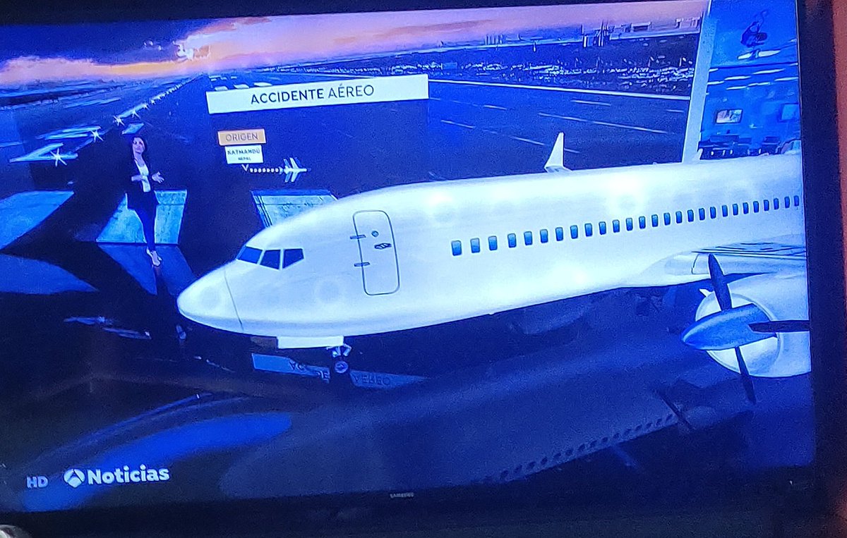 Pensad que cuando os hablen de variantes, contagios, mascarillas y demás, la calidad y veracidad de la información es la misma que cuando te enseñan un 737 con hélices.