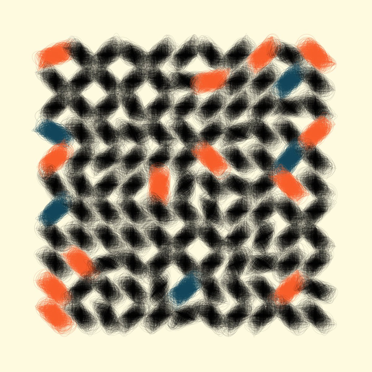 SpritzCam's tweet photo. #genuary15 Sin Wave. Yes everything here is made with the help of sin waves. #p5js #genuary #generativeart #creativecoding https://t.co/jqtZbl696f