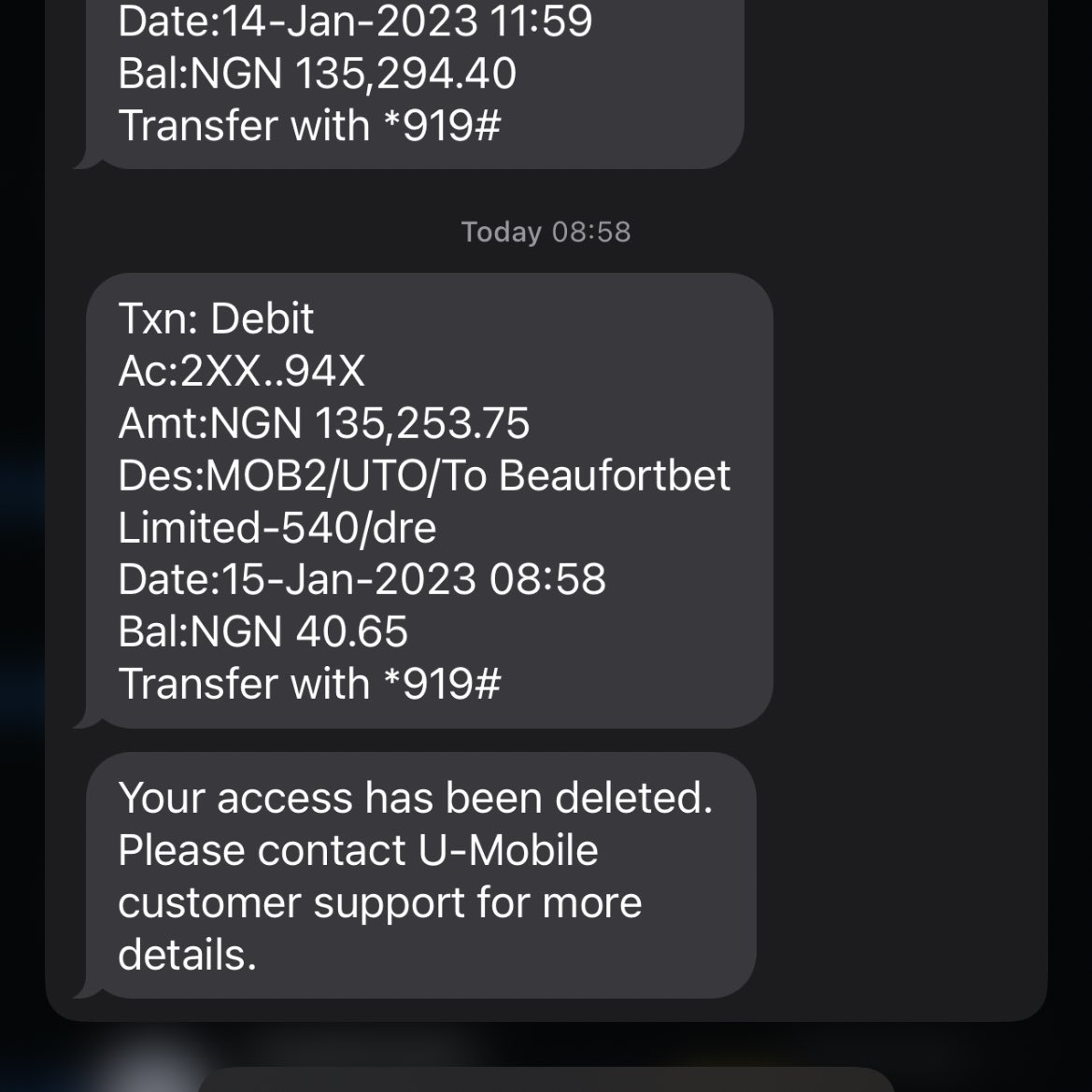 thereal_fade's tweet photo. @UBAGroup @cenbank @jimiagbaje @UBACares  @UBAFoundation today 15/01/2023 i got an email alert this morning at 8:51 about a new sign-in into my mobile app through an android phone. Meanwhile, i had my phone with me and i didn’t log in my mobile app. https://t.co/L2w7r6htBy