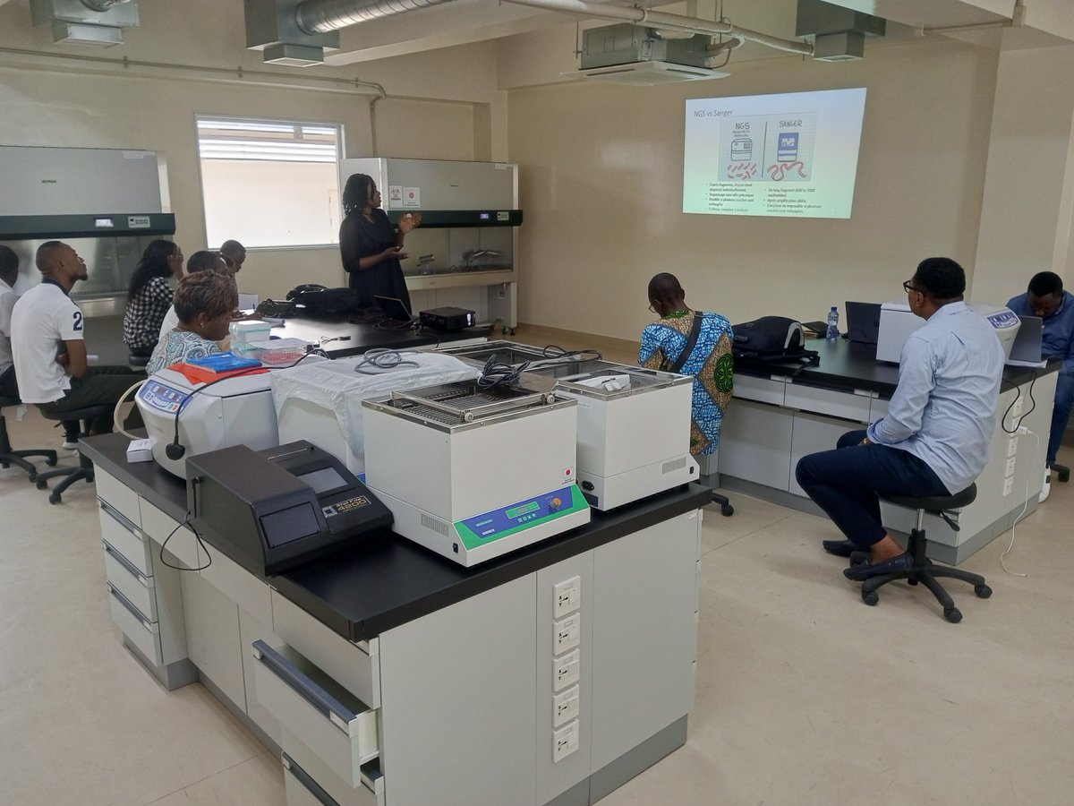 Pathogen Genomic Lab - INRB (@labgenpath) on Twitter photo In order to initiate, build capacity and make the <a href="/LCentrafrique/">Laboratoire national de Centrafrique</a> of Central African Republic self-sufficient in SARS-CoV-2 genomic surveillance, the <a href="/labgenpath/">Pathogen Genomic Lab - INRB</a> hosted two members from CAR for a 14-day training. This training is supported by the EPR-WHO/Dakar Hub and WCO CAR. In order to initiate, build capacity and make the <a href="/LCentrafrique/">Laboratoire national de Centrafrique</a> of Central African Republic self-sufficient in SARS-CoV-2 genomic surveillance, the <a href="/labgenpath/">Pathogen Genomic Lab - INRB</a> hosted two members from CAR for a 14-day training. This training is supported by the EPR-WHO/Dakar Hub and WCO CAR.