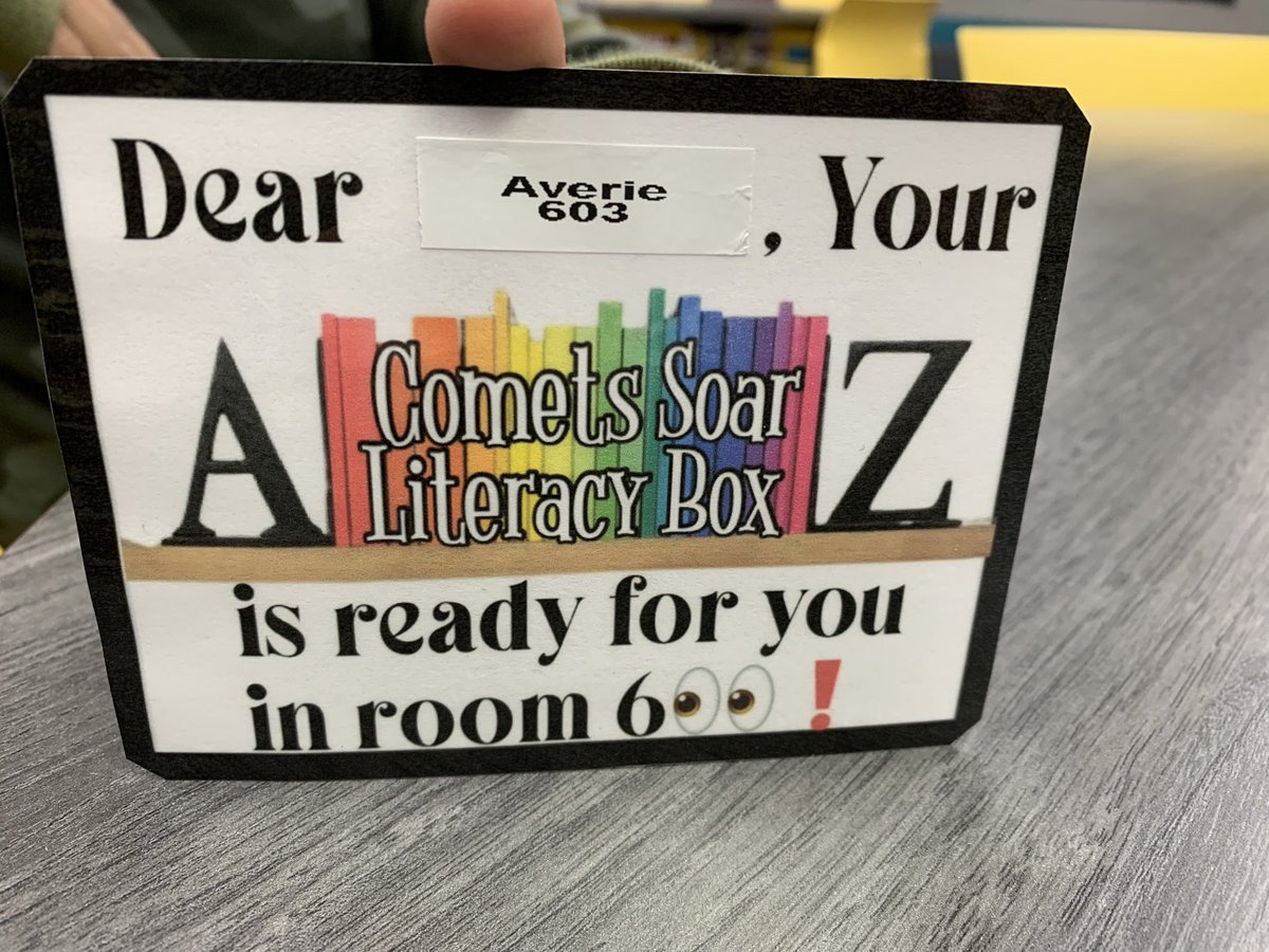 LisaNagoya's tweet photo. ๐ Our first Literacy Boxes went out on Friday, & every student who received one was the envy of their classmates! ๐ Tysm @jbaldwin_books for the idea, brainstorming, & valuable feedback! I look forward to seeing yours, too! ๐โ๏ธ #YesuaryWithAlane #NewProgram https://t.co/i6Ky5LjKjn