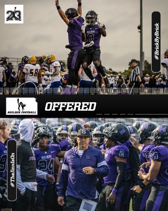 Blessed to receive an offer from @BuilderFootball @CoachStrongSC