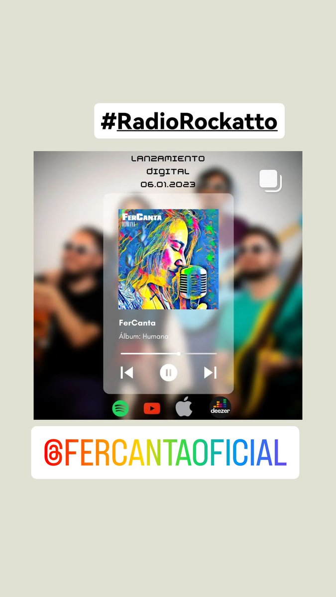 radiorockatto's tweet photo. #DalePlay @alevosiarocks @GrupoKalfu @tricicloparlant @FerCantaOficial!!! #ponleoreja @AlSurdelRock @DiscosLibresCL @PulsarCL @Musicachilenacl @portaldisc @Fotechcl @SonandoCL @DeezerLatino @MuchMusicLA @UniversalMusica @SpotifyChile @YouTubeLATAM @amazonmusic @Spotify_LATAM 👍💯 https://t.co/y4dBoS6qCh