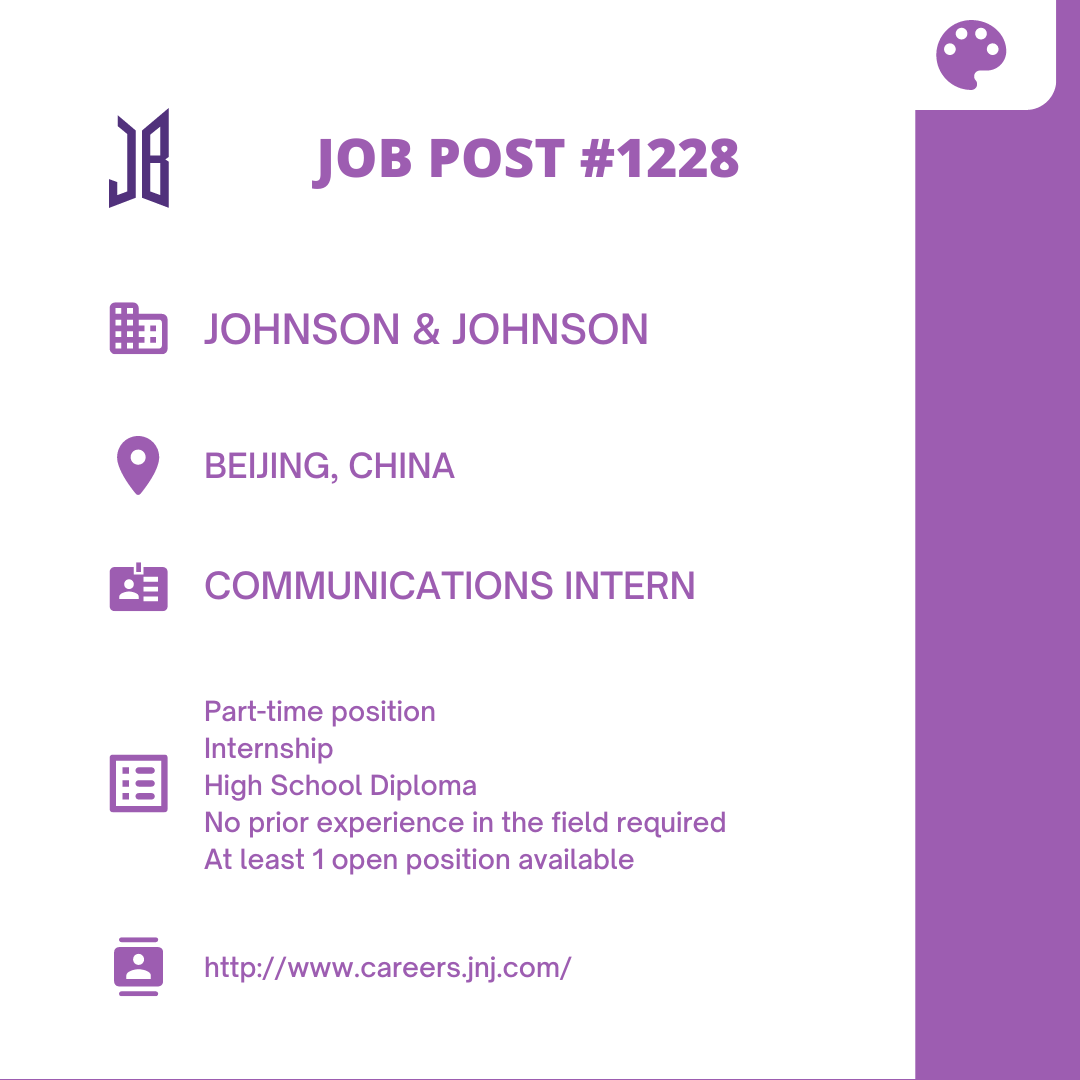 BTSARMYJobBoard's tweet photo. #BAJBChina #BAJBInternshipJP  
BEIJING, China

https://t.co/CjhjFKqOiJ

#BAJBComms 

ARMYs, kindly contact the job poster / hiring party directly for more information. 😁

Good luck! 💜 https://t.co/qS3ZJOG7lo
