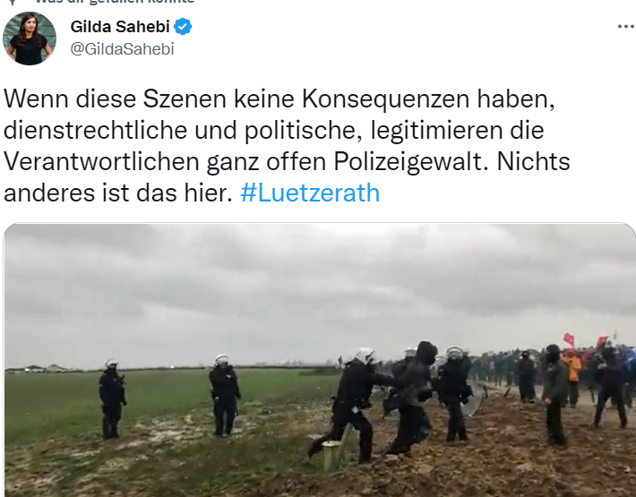 GriassD's tweet photo. Die beiden Erzfeinde linker Sozialismustrolle:
Der Rechtsstaat und die Polizei.
#Luetzerrath #Luetzerathbleibt #schubsen https://t.co/wmhgoSbJzL