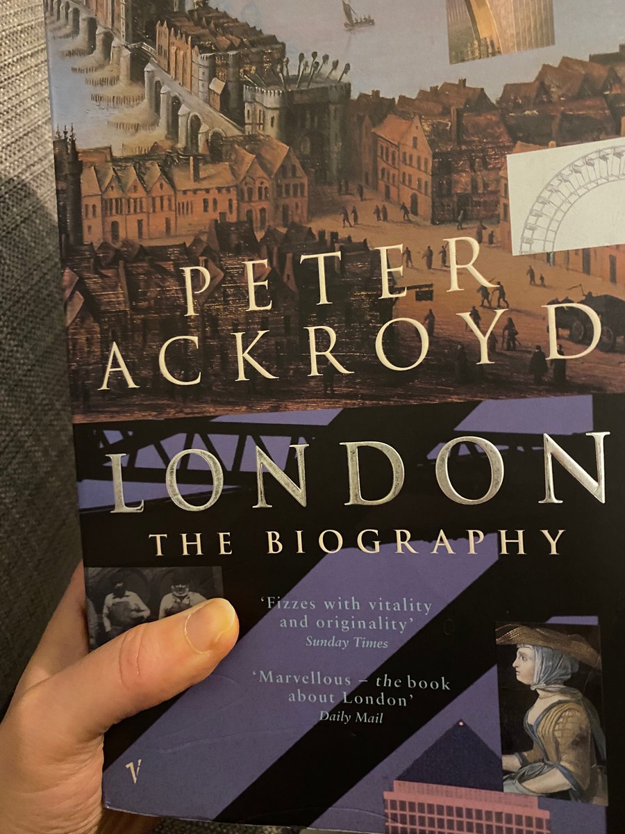 It’s taken me about 15 years but I’ve finally finished Peter Ackroyd’s brilliant book, #London.

Reckon I’ll just start it again it’s that good.