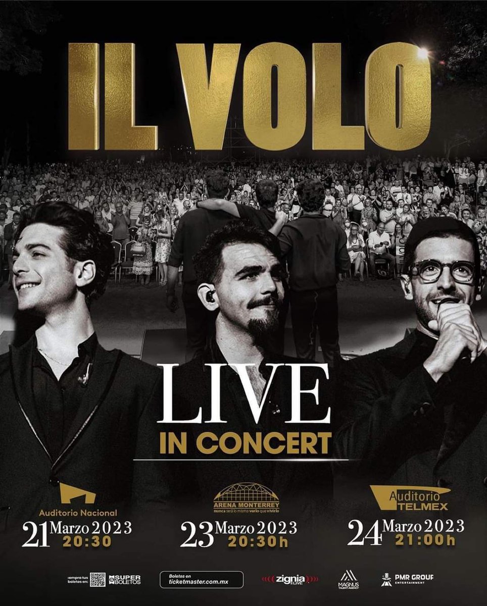 cooltokimx's tweet photo. El trío de ópera pop @ilvolo trae sus conciertos a México 🇲🇽 No te lo puedes perder 🎼

Agenda en tu calendario 🗓️
CDMX - 21 de marzo 
MTY - 23 de marzo 
GDL - 24 de marzo https://t.co/bUx5a4yQve