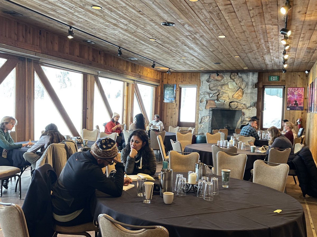 SundanceSatter's tweet photo. Day 2 of our @sundanceorg #ScreenwritersLab starting off with one-on-one meetings between our Advisors and Fellows. Great, focused conversations with so much learning, connection and discovery! https://t.co/lFX81wRPiN