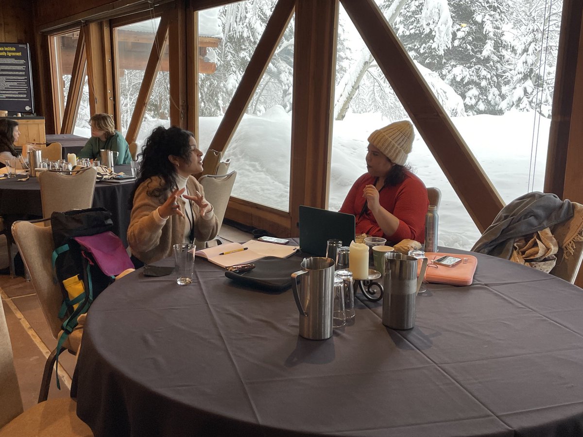 SundanceSatter's tweet photo. Day 2 of our @sundanceorg #ScreenwritersLab starting off with one-on-one meetings between our Advisors and Fellows. Great, focused conversations with so much learning, connection and discovery! https://t.co/lFX81wRPiN