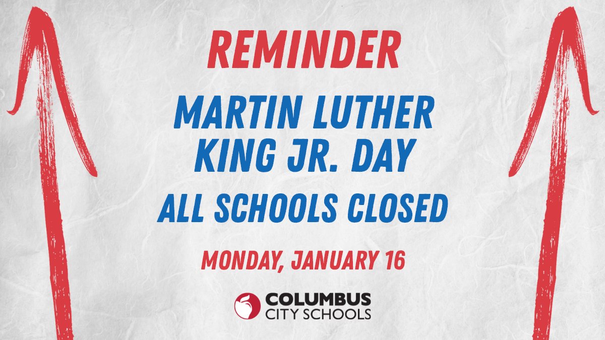 Columbus City Schools on Twitter "CCS pauses tomorrow to observe