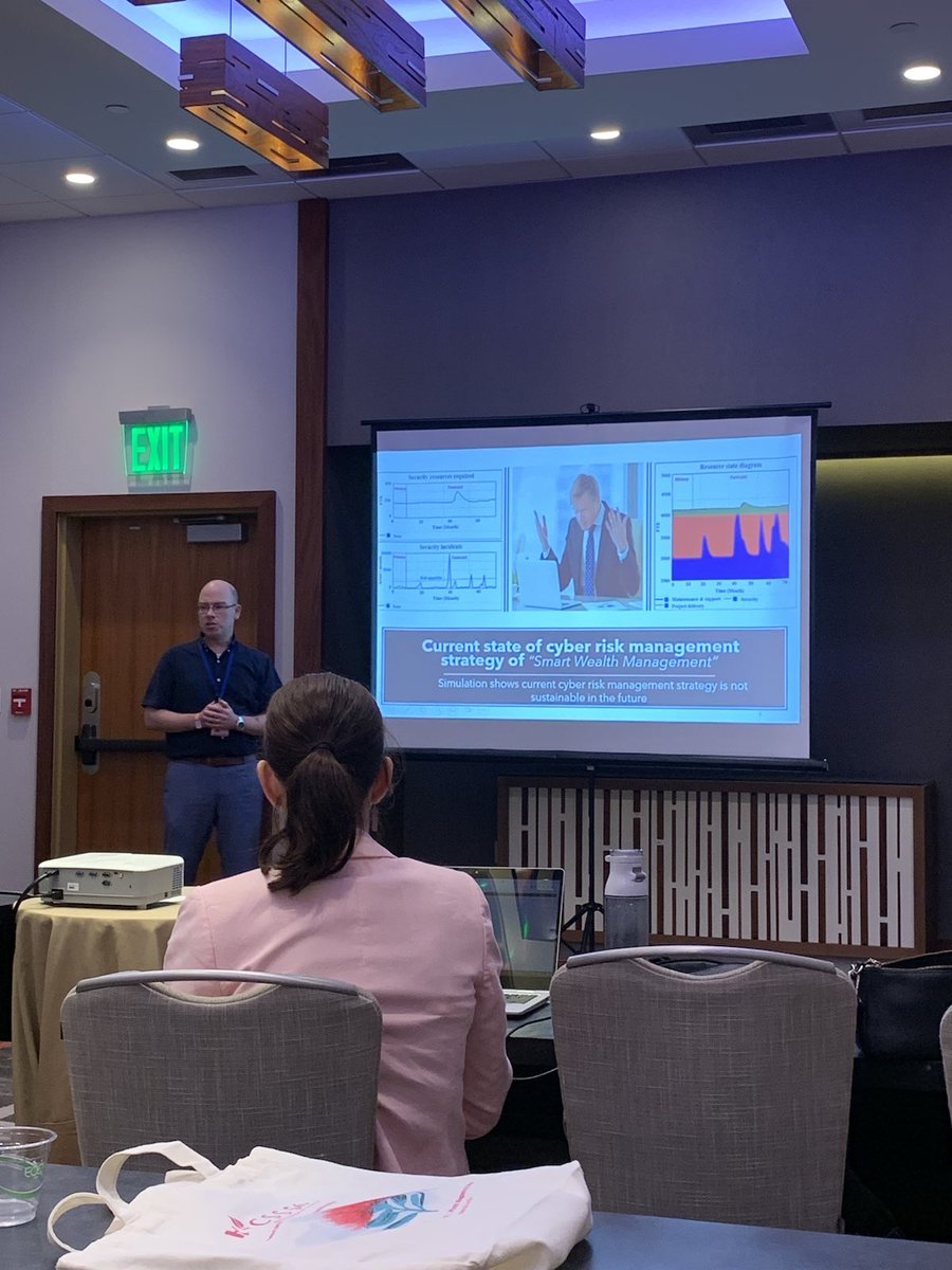 DisemInstitute's tweet photo. Last week our managing director @ZeijlemakerS  presented a novel approach to #cyberriskmanagement at HICSS-56 conference. He demonstrated how #executive #management can strengthen their #cyberrisk #foresight capabilities. Want to read more: https://t.co/Wl3WBT8bZ2 
#cybersecurity https://t.co/s1Q71InjqV
