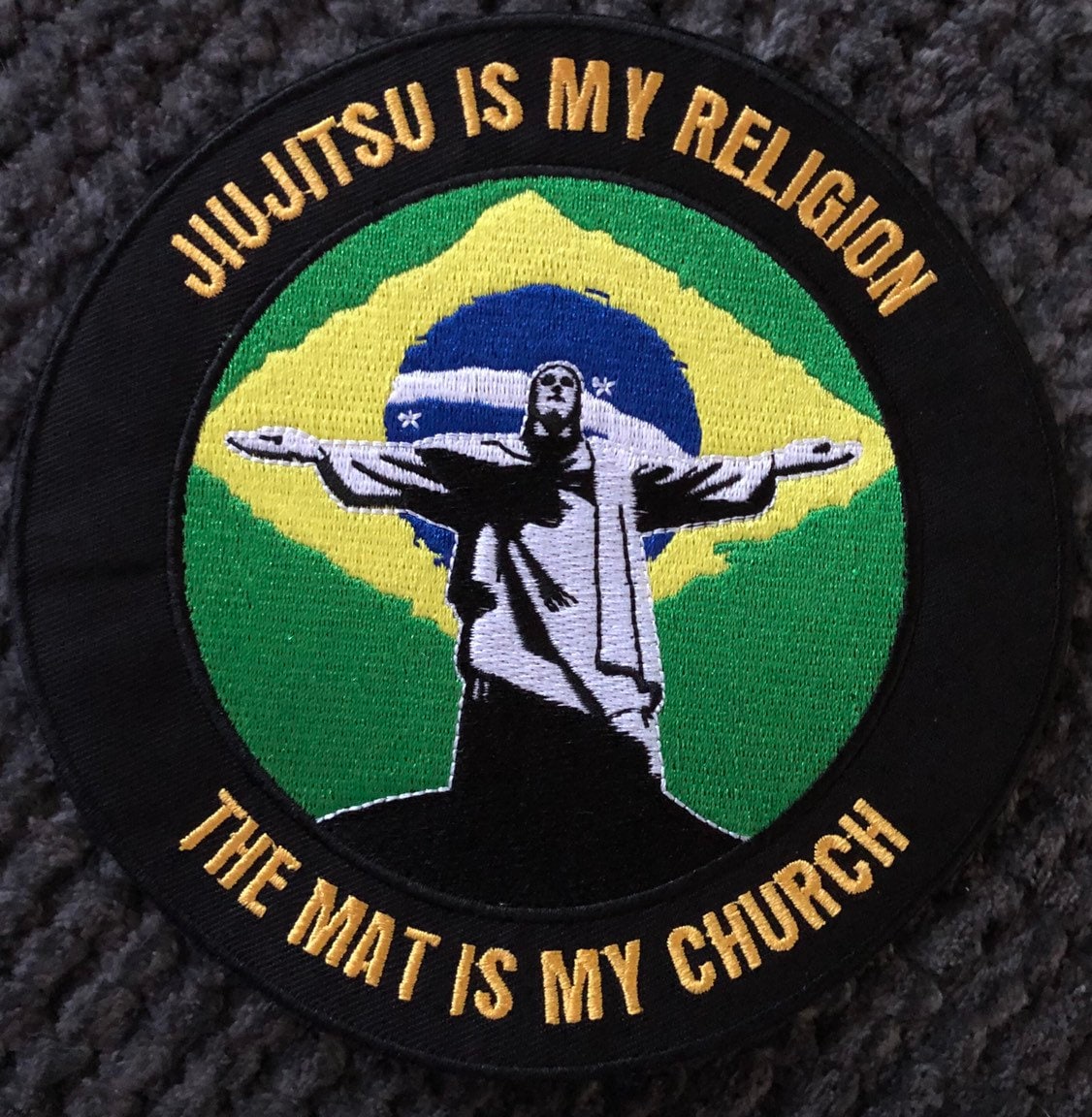 Anchoring4Life's tweet photo. Jiujitsu Is My Religion BJJ Patch https://t.co/10nrtH7dM0 #jiujitsupatch #Etsy #bjj #streetwear #bjjpatches #bjjpatch #jiujitsupatches #ANCHORING4LIFE #fighter #JiujitsuPatch https://t.co/OYlMWpKUwU
