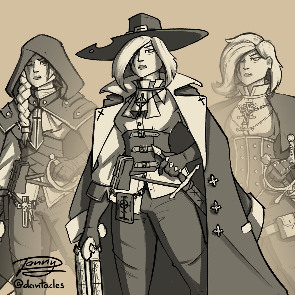 dantaclez's tweet photo. Character variations concept sketches
#conceptart #HumanArtist https://t.co/ApczQne0Zo