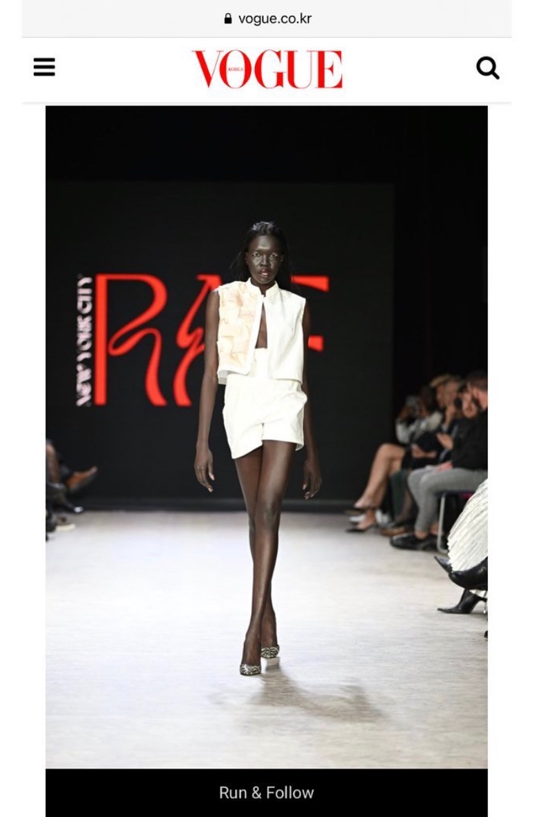 My brands debut runway in Vogue Mexico and Vogue Korea 🤍