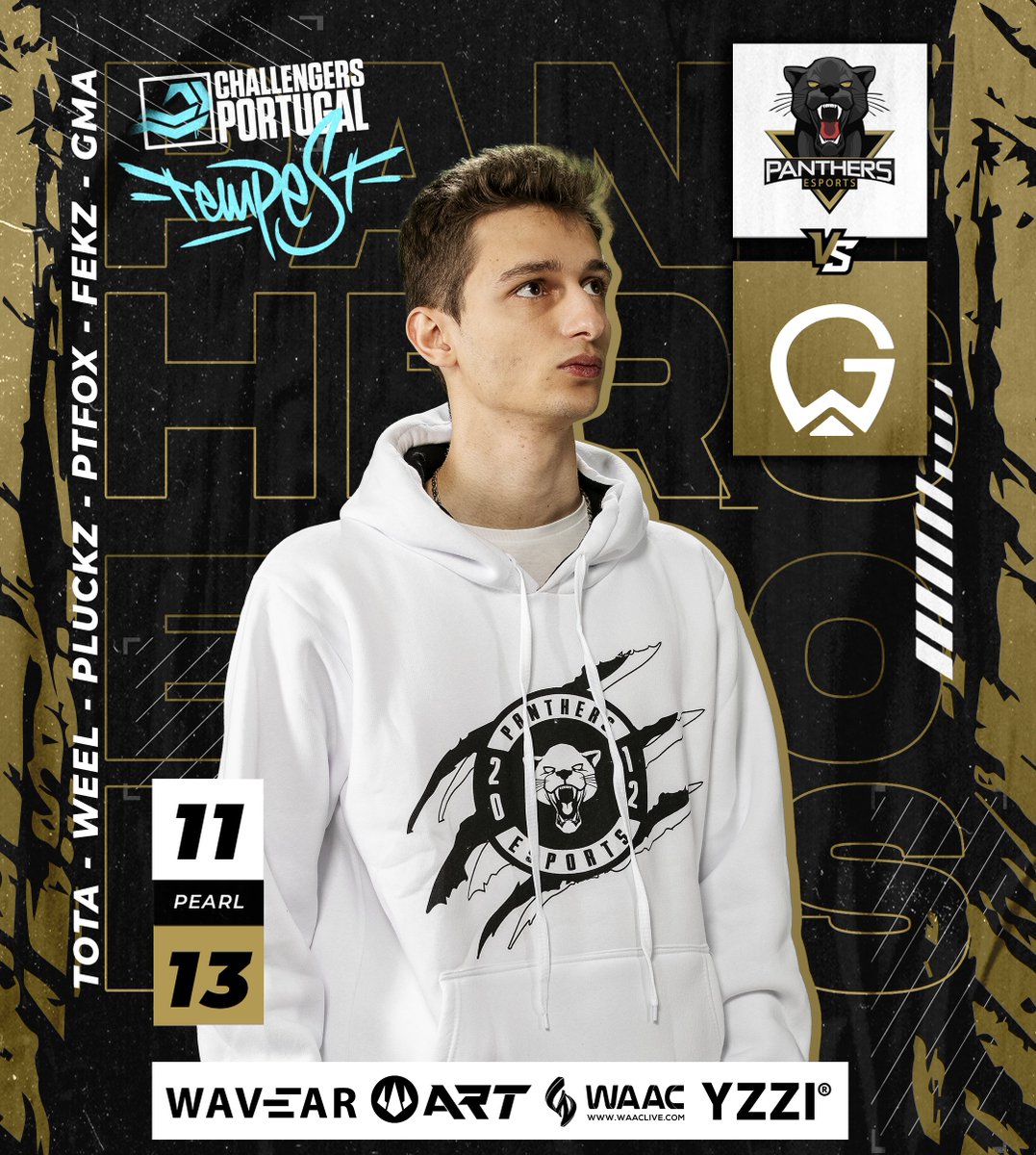Travamos uma grande batalha, mas o nosso adversário foi mais forte nesta 2ª Jornada da <a href="/valleague_pt/">VALORANT Challengers Portugal: Tempest</a>🌊 estamos de volta amanha!

🆚<a href="/ImpulseGW/">IGW | Impulse GW</a>
🗺️Pearl | 11-13❌

<a href="/TOTAtheone1/">Tomas Miranda</a> | <a href="/xavierbaiao/">weel</a> | <a href="/pluckz2g/">Paulo Correia</a> | <a href="/Ptf0x/">Ptf0x</a> | @fekzVAL | <a href="/g_amorim11/">gMa</a> | <a href="/PEDROZORDZPINTO/">ZORDZ</a>

#GOPANTHERS #VALTempest